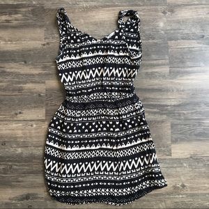 Tilly’s Aztec Tribal Black Dress